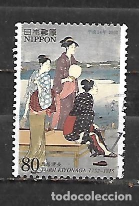 Francobolli: 2002: Personajes de la cultura - Torii Kiyonaga, 1752-1815. Pintor (usado)