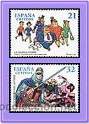 Sellos: ESPA&Ntilde;A 1997 3486/7 Comics - Foto 1