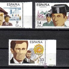 Sellos: ESPAÑA 1983 - SERIE EDIFIL 2692-4. CUERPOS DE SEGURIDAD DEL ESTADO. NUEVO SIN CHARNELA