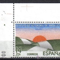Sellos: ESPAÑA 1983 - 14 P EDIFIL 2686. ESTATUTO DE AUTONOMIA ANDALUCIA. NUEVO SIN CHARNELA