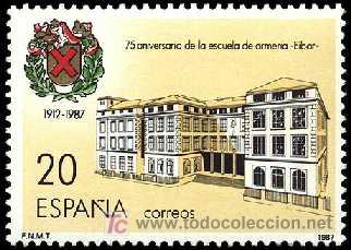 Sellos: ESPA&Ntilde;A 1987 2907 Eibar - Foto 1