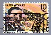 Selos: EDIFIL 2596 A&Ntilde;O 1980. DE LA SERIE: PIONEROS DE LA AVIACI&Oacute;N. BENITO LOYGORRI.