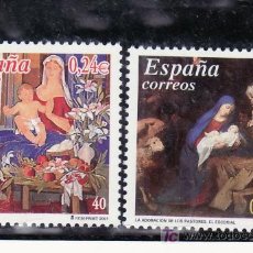 Sellos: ESPAÑA 3835/6 SIN CHARNELA, NAVIDAD, PINTURA DE ALFREDO ROLDAN, JOSE DE RIBERA,. Lote 14488723