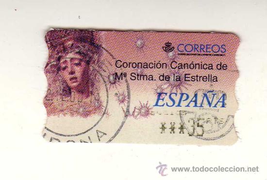 Selos: SELLO USADO DE VALOR VARIABLE DEDICADO A LA CORONACI&Oacute;N CAN&Oacute;NICA DE MAR&Iacute;A SANT&Iacute;SIMA DE LA ESTRELLA