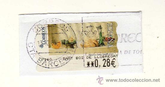 Stamps: SELLO USADO DE VALOR VARIABLE &middot; bodeg&oacute;n con calabaza - A&Ntilde;O 2004