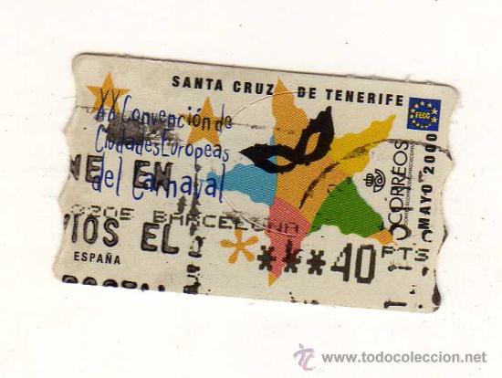 Briefmarken: SELLO USADO DE VALOR VARIABLE DEDICADO A LA XX CONVENCI&Oacute;N DE CIUDADES EUROPEAS DEL CARNAVAL