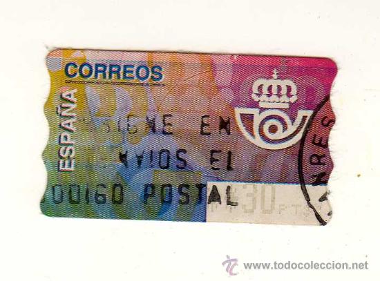 Briefmarken: SELLO USADO DE VALOR VARIABLE DEDICADO AL EMBLEMA DE CORREOS Y EMITIDO EN SEPTEMBRE DE 1995