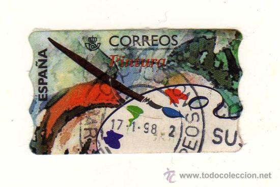 Briefmarken: SELLO USADO DE VALOR VARIABLE DEDICADO A LA PINTURA Y EMITIDO EN NOVIEMBRE DE 1997