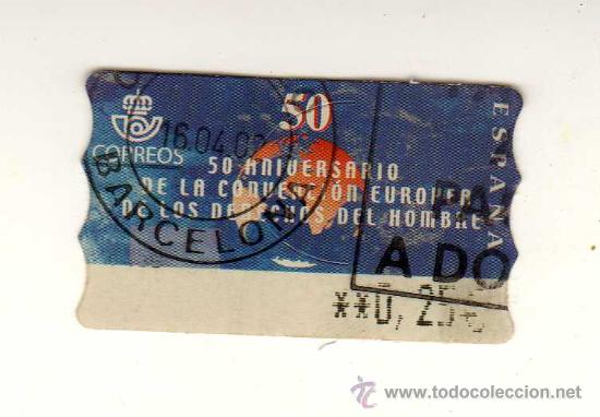 Selos: SELLO USADO DE VALOR VARIABLE EMITIDO EN ENERO DE 2001 - Valor facial de 0,25 &euro; &middot;