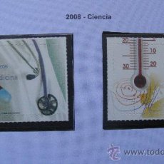 Selos: 2008 CIENCIA.MEDICINA Y METEOROLOGIA. EDIFIL 4384/5 AUTOADHESIVOS.. Lote 22492867