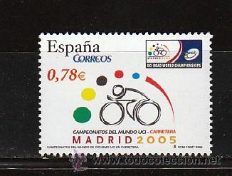 Sellos: CAMPEONATOS DEL MUNDO DE CICLISMO EN CARRETERA. N&ordm; 4184