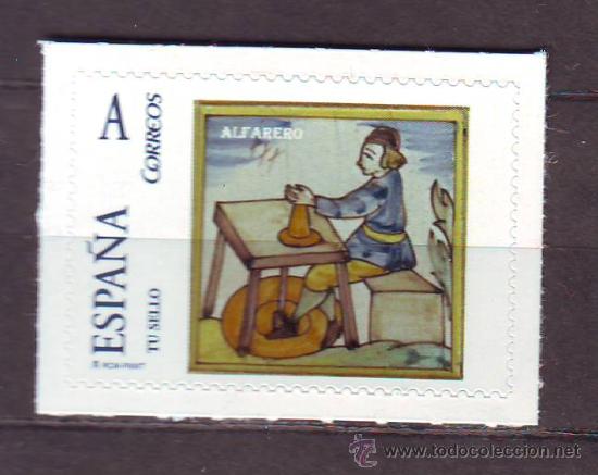 Briefmarken: TU SELLO.PERSONALIZADO.OFICIOS.TRABAJADORES.ALFARERO.