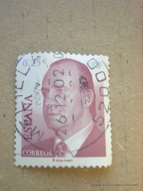 Stamps: EDIFIL 3860 SERIE BASICA S.M. JUAN CARLOS I CIRCULADO 0,25 PESETAS