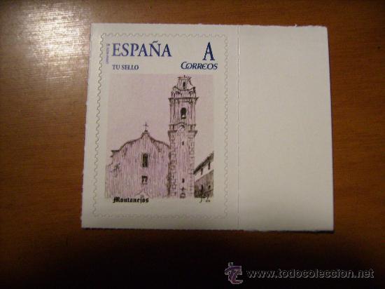 Stamps: TU SELLO MONTANEJOS,CASTELLON.CAMPANARIOS.