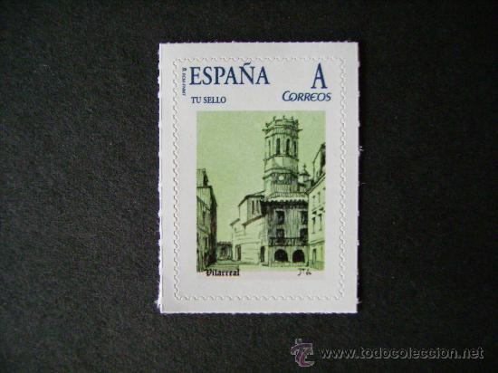 Stamps: TU SELLO DE VILLARREAL,CASTELLON.CAMPANARIOS.