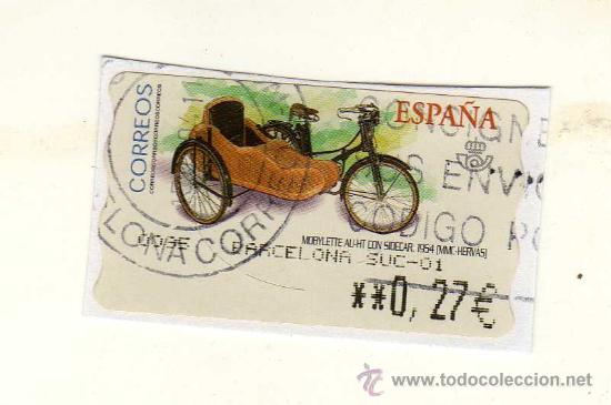 Selos: SELLO USADO DE VALOR VARIABLE - Motos. Mobylette 1954 - EMITIDO EN ENERO DE 2003 -