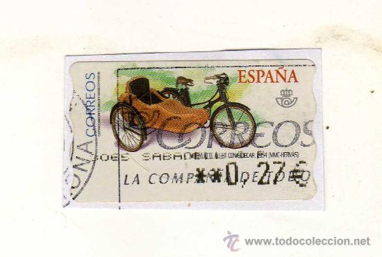 Briefmarken: SELLO USADO DE VALOR VARIABLE - Motos. Mobylette 1954 - EMITIDO EN ENERO DE 2003 -
