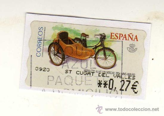Selos: SELLO USADO DE VALOR VARIABLE - Motos. Mobylette 1954 - EMITIDO EN ENERO DE 2003 -