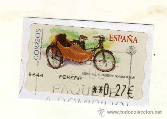 Briefmarken: SELLO USADO DE VALOR VARIABLE - Motos. Mobylette 1954 - EMITIDO EN ENERO DE 2003 -