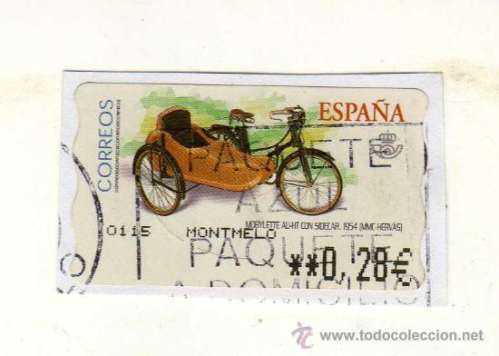 Selos: SELLO USADO DE VALOR VARIABLE - Motos. Mobylette 1954 - EMITIDO EN ENERO DE 2003 -