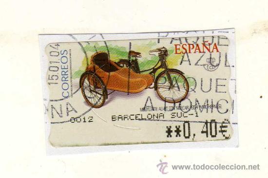 Selos: SELLO USADO DE VALOR VARIABLE - Motos. Mobylette 1954 - EMITIDO EN ENERO DE 2003 -