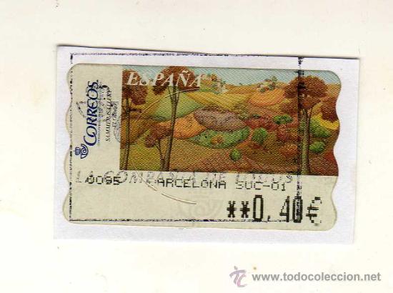Briefmarken: SELLO USADO DE VALOR VARIABLE DEDICADO A LA PINTURA (El Oto&ntilde;o) Y EMITIDO EL 9 DE JULIO DE 2003 -