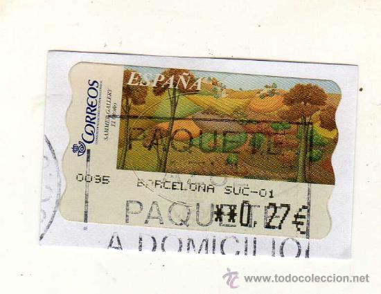 Briefmarken: SELLO USADO DE VALOR VARIABLE DEDICADO A LA PINTURA (El Oto&ntilde;o) Y EMITIDO EL 9 DE JULIO DE 2003 -