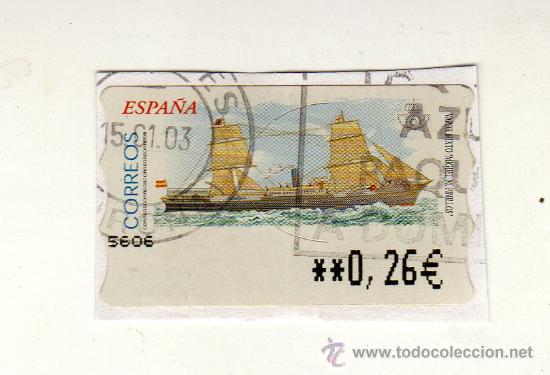Briefmarken: SELLO USADO DE VALOR VARIABLE DEDICADO AL TEMA BARCOS (VAPOR MIXTO MIGUEL M. PINILLOS)