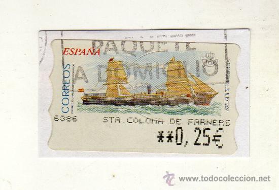 Sellos: SELLO USADO DE VALOR VARIABLE DEDICADO AL TEMA BARCOS (VAPOR MIXTO MIGUEL M. PINILLOS)