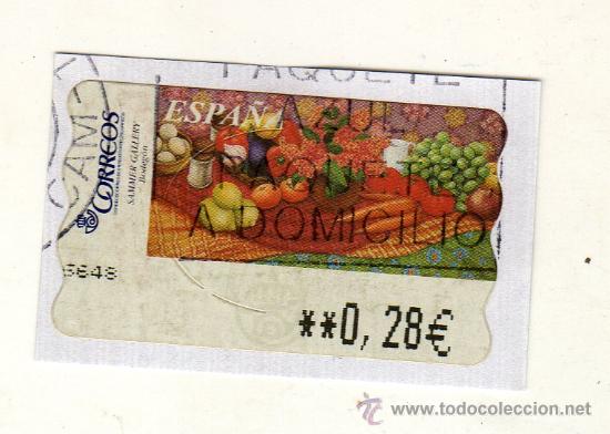 Selos: SELLO USADO DE VALOR VARIABLE DE LA SERIE PINTURA. BODEG&Oacute;N -EMITIDO EN SEPTIEMBRE DE 2003