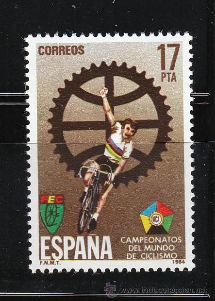 Sellos: CAMPEONATO DEL MUNDO DE CICLISMO. N&ordm; 2772