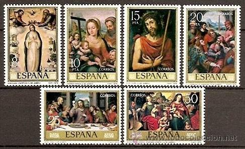 Sellos: ESPA&Ntilde;A 1979 - PINTOR JUAN DE JUANES - EDIFIL N&ordm; 2537-2542