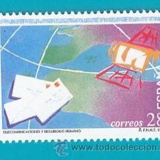 Sellos: ESPAÑA 1993, EDIFIL 3255, DIA DE LAS TELECOMUNICACIONES , NUEVO SIN FIJASELLOS
