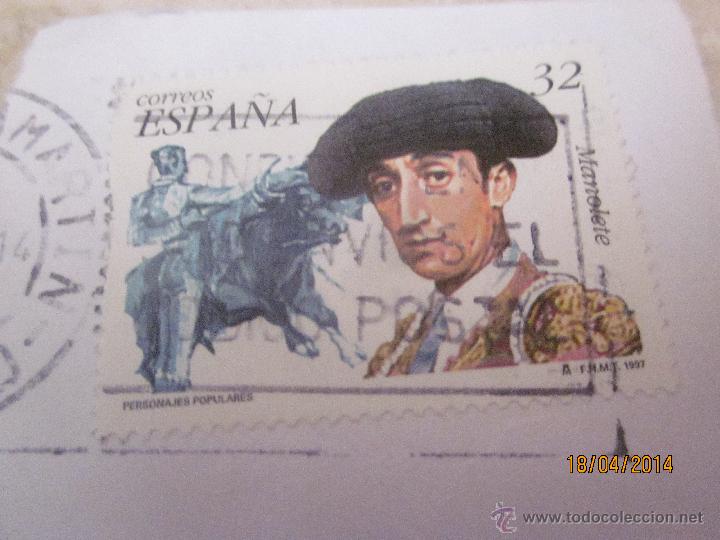 Sellos: SELLO USADO 32 PESETAS 1997 MOTIVO MANOLETE