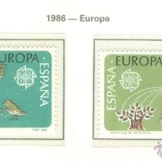 Sellos: EUROPA. 1986. EDIFIL 2847-48