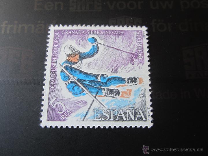 Sellos: 1977. Copa del mundo de Esqui. Edifil 2408