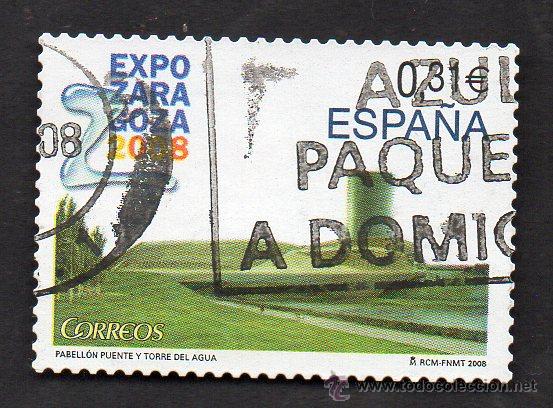 Briefmarken: a&ntilde;o 2008 - edifil 4391 - serie, exposici&oacute;n internacional de zaragoza