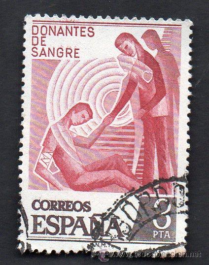 Sellos: a&ntilde;o 1976 - edifil 2355 - serie, donantes de sangre