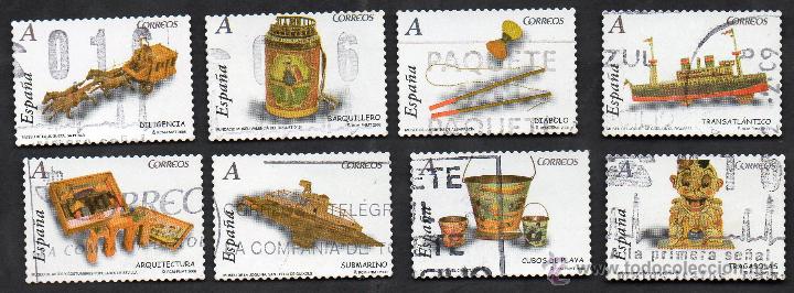 Briefmarken: a&ntilde;o 2008 - edifil 4368 a 4375 - serie, carn&eacute; carnet juguetes