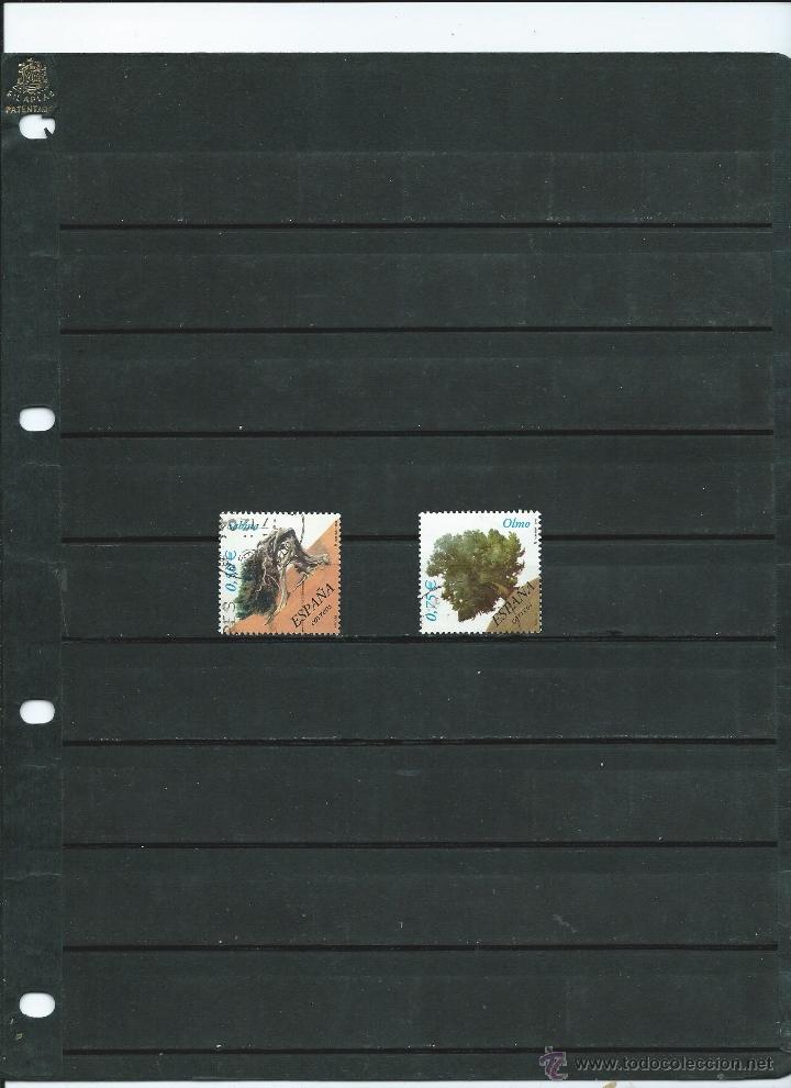 Briefmarken: SELLOS EN USADO DE LA SERIE ARBOLES DEL A&Ntilde;O 2002