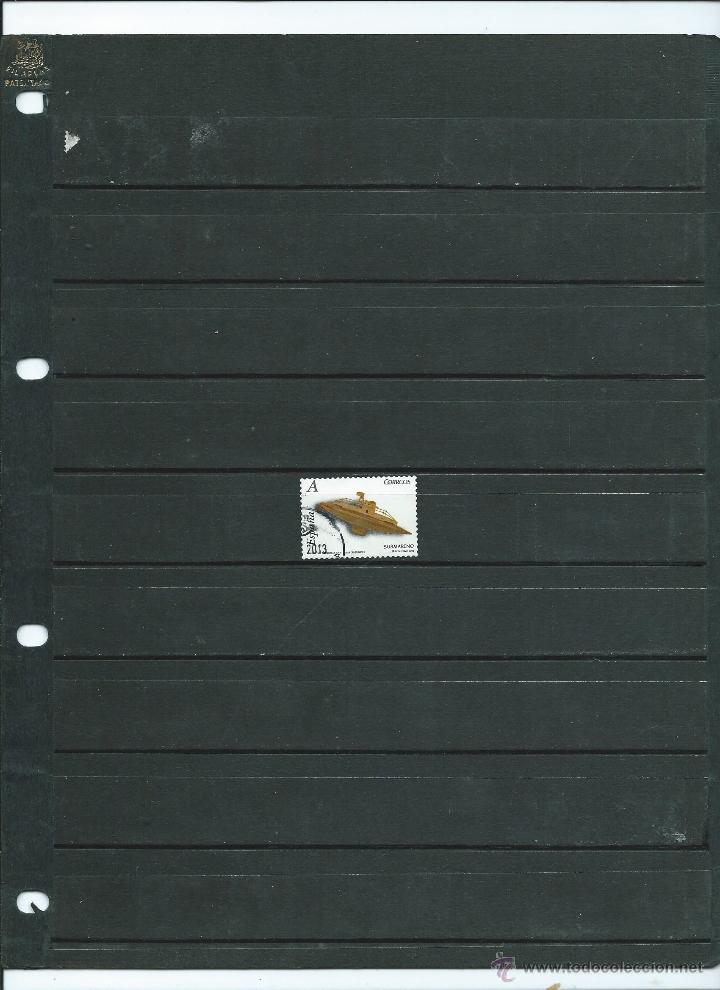 Briefmarken: SELLO USADO DEL CARNET DE JUGUETES DEL A&Ntilde;O 2008