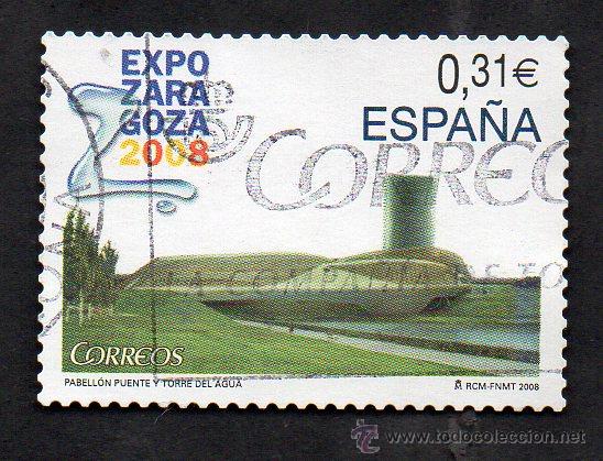 Selos: a&ntilde;o 2008 - edifil 4391 - serie, exposici&oacute;n internacional de zaragoza