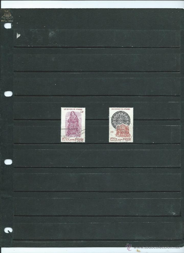 Briefmarken: SELLOS EN USADO DE LA SERIE DE LAS HEDADES DEL HOMBRE DE ZAMORA DEL A&Ntilde;O 2001