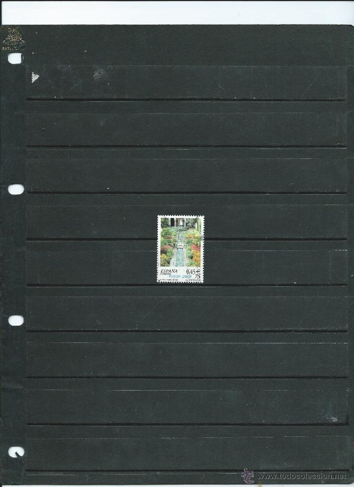 Stamps: SELLO EN USADO DE LA SERIE EUROPA DEL A&Ntilde;O 2001