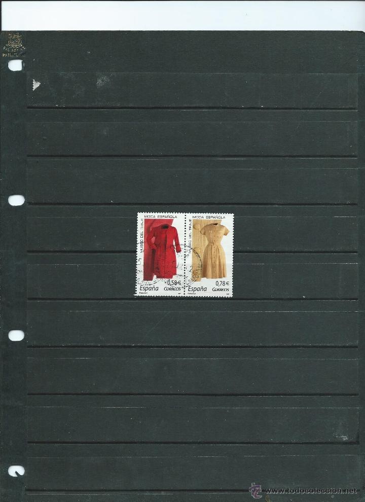 Stamps: SELLOS EN USADOS DE LA SERIE DE MODA ESPA&Ntilde;OLA DEL A&Ntilde;O 2007