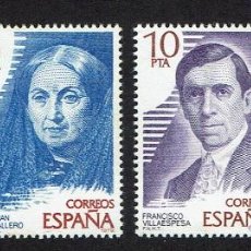 Sellos: PERSONAJES ESPAÑOLES. 1979. EDIFIL 2512-2515. ÓXIDO.