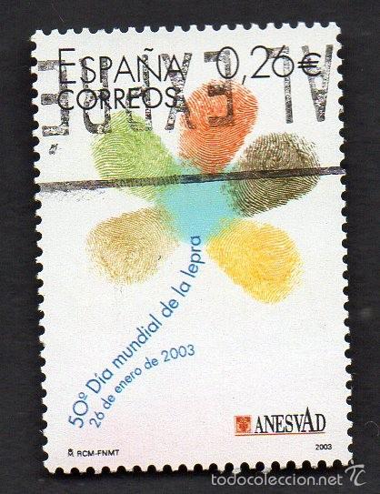 Stamps: a&ntilde;o 2003 - edifil 3959 - serie, d&iacute;a mundial lepra