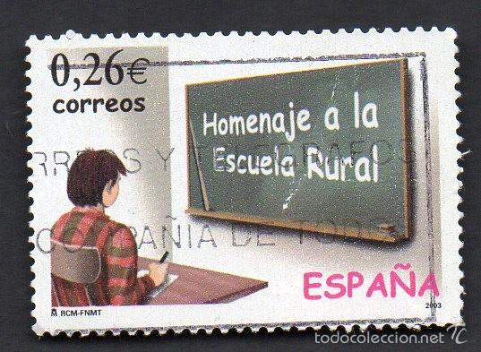 Stamps: a&ntilde;o 2003 - edifil 3978 - serie, homenaje a la escuela rural