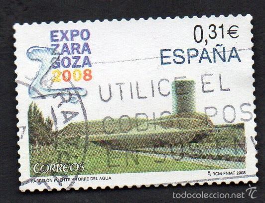 Stamps: a&ntilde;o 2008 - edifil 4391 - serie, exposici&oacute;n internacional de zaragoza