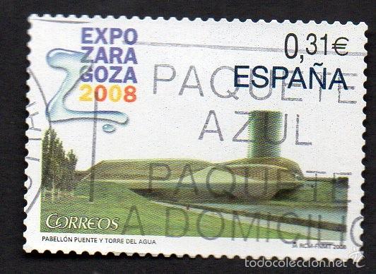 Stamps: a&ntilde;o 2008 - edifil 4391 - serie, exposici&oacute;n internacional de zaragoza